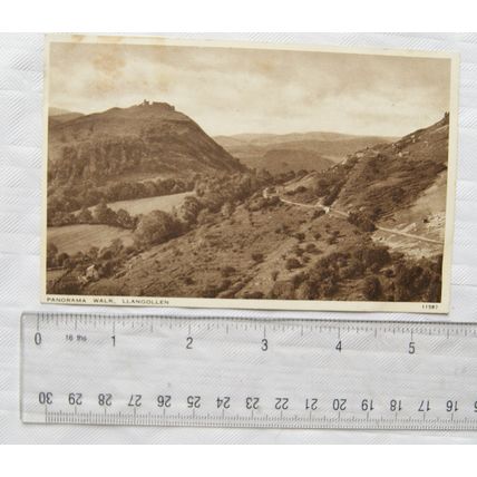 vintage Postcard Panorama Walk, Llangollen