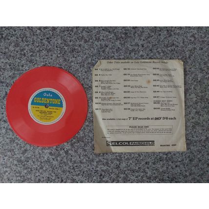 The Sandpipers and the Golden Orchestra - Mulberry Bush (GG42) 1963 (6" 78RPM)