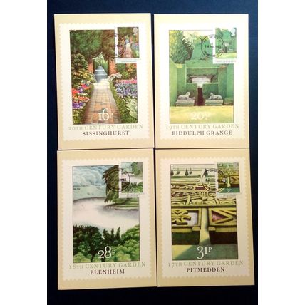 1983 BRITISH GARDENS P.H.Q.'S WITH A CHELMSFORD, ESSEX. F.D.I. POSTMARK. #00080