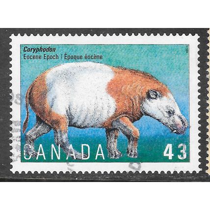 CANADA 1994 CORYPHODON EOCENE ERA EXTINCT LIKE HIPPOPOTAMUS VEGETARIAN USED