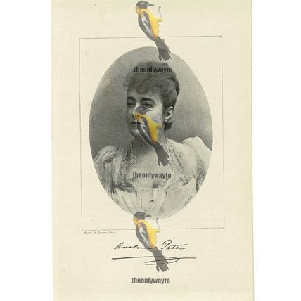 Madame Patti, Opera Singer, Book Illustration (Print), 1895