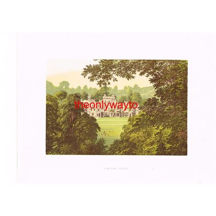 HAMPTON COURT. Nr LEOMINSTER, HEREFORD (ARKWRIGHT), Book Illustration, c1880