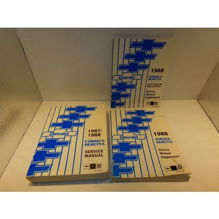 1987 Chevrolet Corsica Beretta Service Manual 88 Supplement Electrical Diagnosis