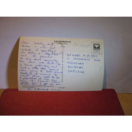 KINLOCH RANNOCH and SCHIEHALLION, PERTHSHIRE, SCOTLAND used postcard 1982 pm =