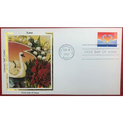 ZAYIX US Cover Colorano FDC 3124 Birds Swans Wildlife 010322SM34