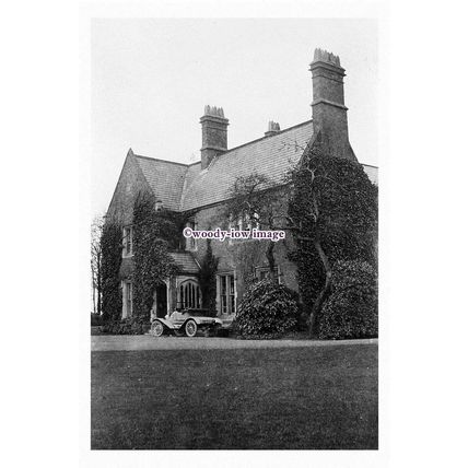 pu2232 - Yorks - Kirk Bramwith, The Old Rectory & Sports Car - print 6x4