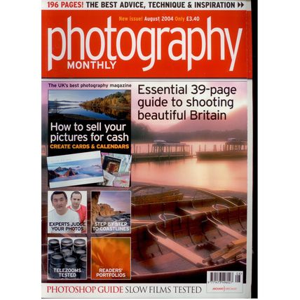 Photography Monthly August 2004, excellent condition