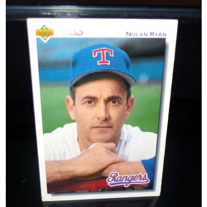 UPPER DECK 1991 NOLAN RYAN 6TH YEAR BASEBALL CARD #655