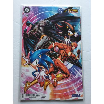 2025 DC Comics Sonic the Hedgehog Cover A & Serg Acuna Variant #3
