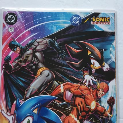 2025 DC Comics Sonic the Hedgehog Cover A & Serg Acuna Variant #3