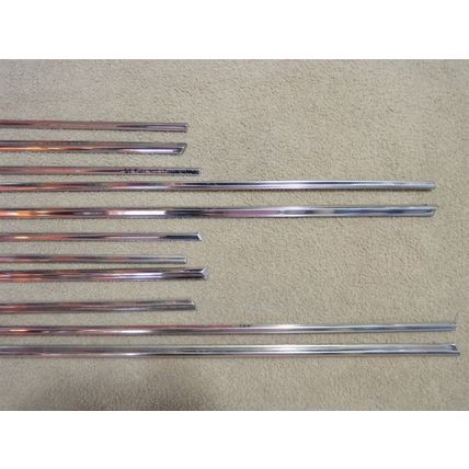 1963 63 Plymouth Fury 4D Four Door Trim OEM 11 pc
