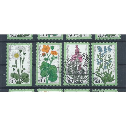 Berlin stamps 1977 Humanitarian Relief Funds Meadow Flowers used/CTO (L962)
