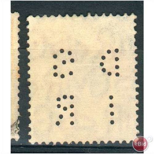 GB 1937 - SG465 - 2d orange (perfin) - 2