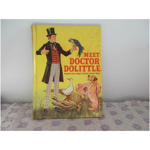 1967 Meet Doctor Dolittle Classic Book Good Condition