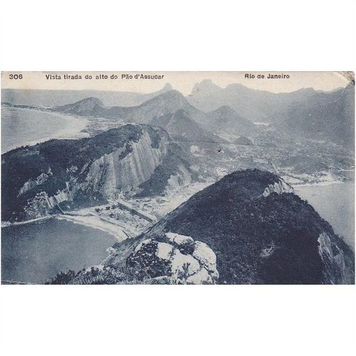 Vista Tirada Do Pao Assucar Rio De Janeiro Brazil Postcard (F6745)