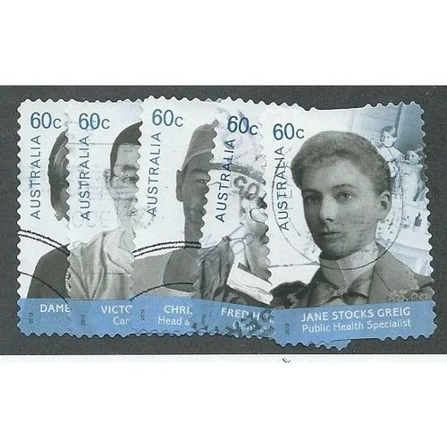 AUS 2012 SET (S/A) 'DOCTORS' (5v) FINE USED (EBID36-238)