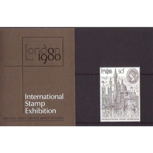 Great Britain 1980 London Stamp Exhibition Presentation Pack NHM SG 1118 stamp