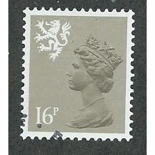 1982 16P 'SCOTLAND' MACHIN REGIONAL FINE USED (EBID50-375)