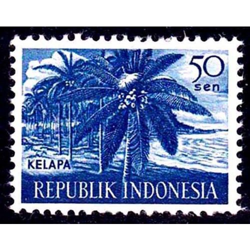 Indonesia 1960 Region KELAPA 50,s MNH Stamp..