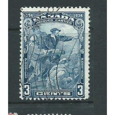 canada stamps sg332 sg 332 dicovery of canada used