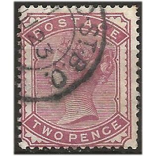 1880 SG168a 2d Deep Rose Fine Used . .. .