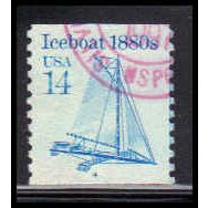 Used 2134 14c Iceboat Very Fine CNS 4 PA5965