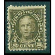 Used 653 1/2c Nathan Hale Just Clears M10251