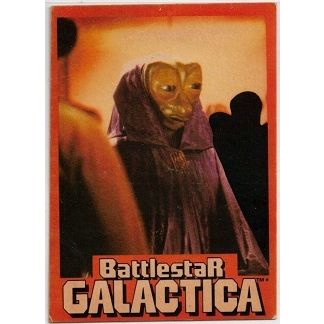 BATTLESTAR GALACTICA ' WONDER BREAD ' card # 16 CROUPIER (1978)