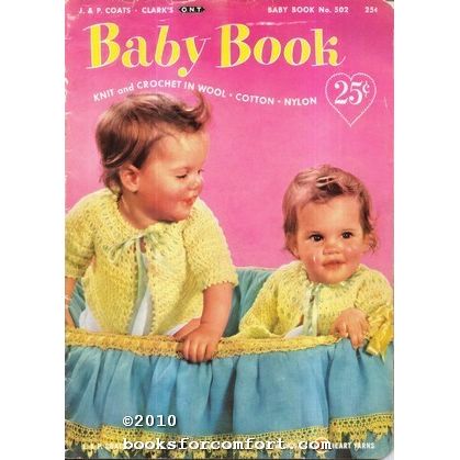 Baby Book No 502 Knit and Crochet in Wool Cotton Nylon