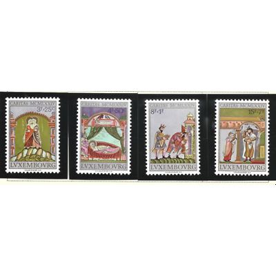 Luxembourg Stamps Scott #B297 To B301, Mint Never Hinged