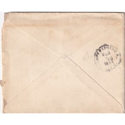United States 1899 Cameron ILL-Carpinteria CA Cover Cameron cancel written