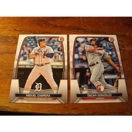 2023 Bowman , 8-Star/Rc Cards, CABRERA/LINDOR/ALVAREZ ++