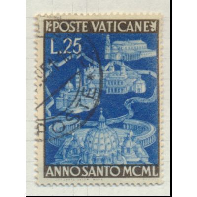 Vatican City Stamp Scott #137, Used