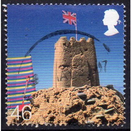 GB 2007 Beside the Seaside - Sand Castle 46p Used