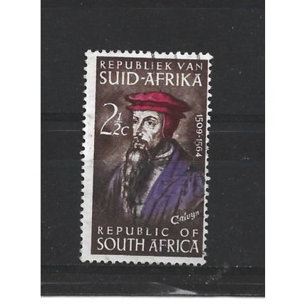 SouthAfrica.400th Death Anniversary of Calvin stamp.Fine Used.Aug25