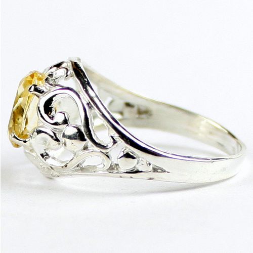 Citrine, 925 Sterling Silver Ladies Ring, SR111