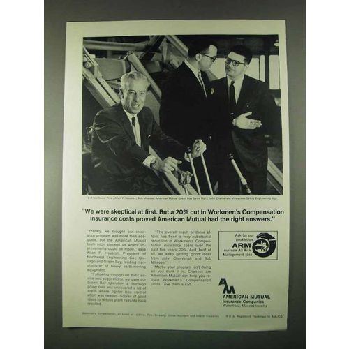1967 American Mutual Insurance Ad - We Were Skeptical