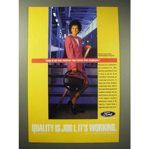 1993 Ford Motor Company Ad - Customer Input