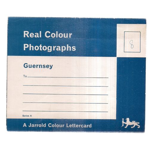 GUERNSEY vintage unposted Lettercard by Jarrold.. c.1960's 6 photos /