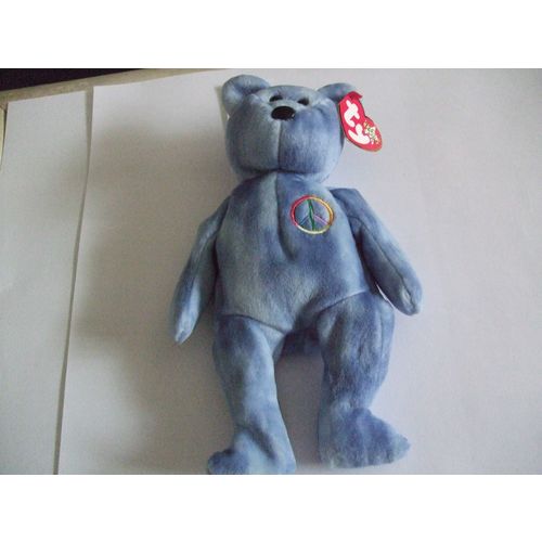 TY The Beanie Babies Collection Peace Bear 2003 DOB November 17, 2002
