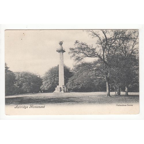 Ashridge Monument Hertfordshire Postcard 20589