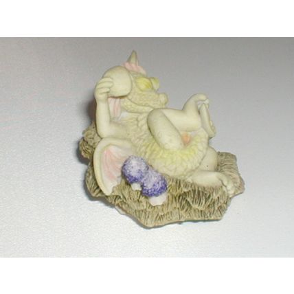 ENCHANTICA, Snappa Dragon, CAUGHT NAPPING, 1990,Holland Studio Craft, Very Rare.