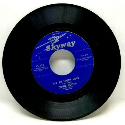 Diane Booth Fly By Night Love Near Me 45rpm Record (S2A)