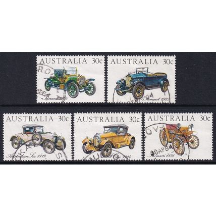 Australia 1984 SG 905-9 Used - Cars/Transport (C-624)