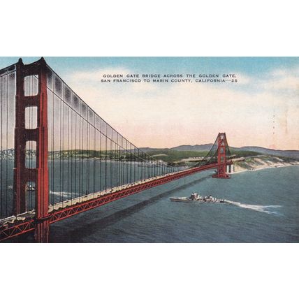 San Francisco - Lot of 9 - Linen Era Postcards - Vintage California