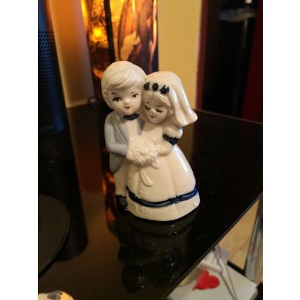 Bride And Groom Ceramic Bell