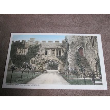 Early W.E Thorpe Postcard - Allington Castle interior - Maidstone, Kent