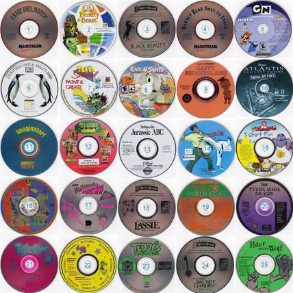 Lot of 24 Kids CDs (Choose from 50 Titles) JUST $1.50 each & FREE CD/DVD Wallet