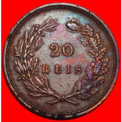 CARLOS I THE MARTYR (1889-1908): PORTUGAL ★ 20 REIS 1892! ★LOW START★NO RESERVE