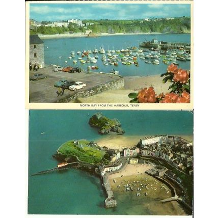 Wales TENBY 5 Postcards by Photo Precision